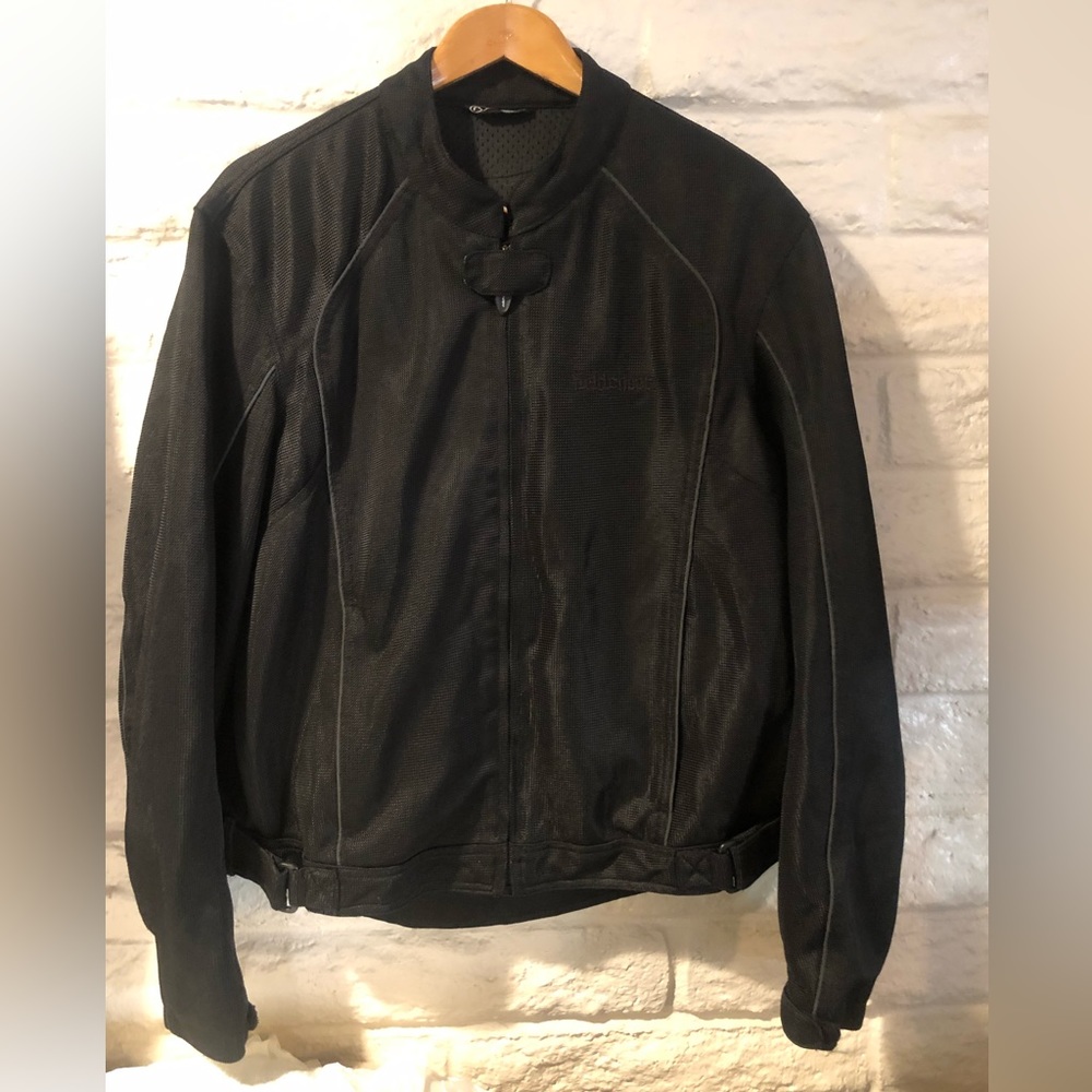 Mens Black Fieldsheer Motorcycle Mesh Jacket -Size Med (M1)
